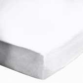 Drap housse uni 100 % coton 57 fils - Fabrication française