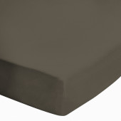 Drap housse uni 100 % coton 57 fils - Fabrication française