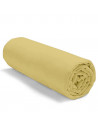 Drap housse uni 100 % coton 57 fils - Fabrication française