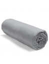 Drap housse uni 100 % coton 57 fils - Fabrication française