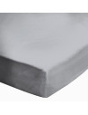 Drap housse uni 100 % coton 57 fils - Fabrication française