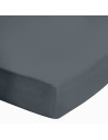Drap housse uni 100 % coton 57 fils - Fabrication française