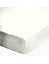 Drap housse uni 100 % coton 57 fils - Fabrication française
