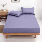 Drap housse uni 100 % coton 57 fils - Fabrication française