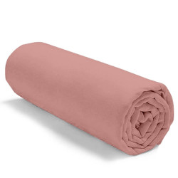 Drap housse uni 100 % coton 57 fils - Fabrication française