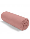 Drap housse uni 100 % coton 57 fils - Fabrication française