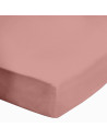 Drap housse uni 100 % coton 57 fils - Fabrication française