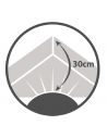 Drap housse uni 100 % coton 57 fils - Fabrication française