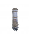 Foutas Taupe Blanco 90x170 enroulé