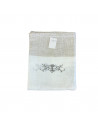 Nappe Brodée Monogramme Lin 160 x 250 cm plié