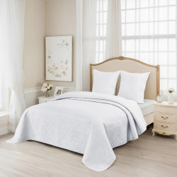 Couvre lit M23-7001-BLANC