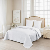 Couvre lit M23-7001-BLANC