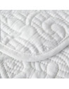 Couvre lit M23-7001-BLANC - détail