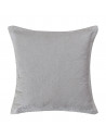 Couvre lit matelassé uni gris 250x260 cm - taies 65x65