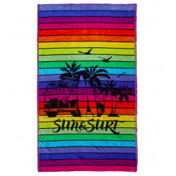 Serviette de plage Van Multicolore 90x170cm