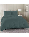 Visuel d'ambiance HDC percale + taies rectangle 50x70 cm anthracite