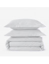 HDC percale 80 fils + taies rectangle blanc photo produit
