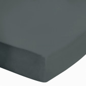 Visuel produit drap housse light grey 100% coton 57 fils