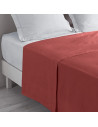 Drap plat 270x325 cm Bordeaux