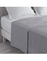Drap plat 240x310 cm Gris souris Grandes dimensions