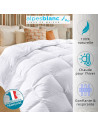 Couette plumes 360g caractéristiques
