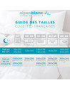 Couette plumes 360g tailles