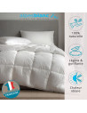 Caractéristiques de la couette tempérée 90% duvet made in France