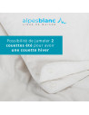 Couette été Duvet 130gr : Fabrication Française sur nos couettes Duvet