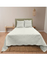couvre-lit plaisance fond chambre ivoire
