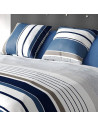 Housse de couette Belize 100% coton 220x240 cm + 2 taies assorties 65x65 cm