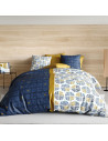 Housse de Couette 220x240 cm Sirius 100% coton + 2 taies 63x63 cm