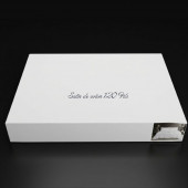 Coffret housse de couette 220x240 cm satin de coton 120 fils/cm²