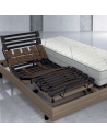 Sommier relaxation 2x80x200 cm tête et pieds relevables