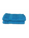 Lot de 5 Grandes Serviettes Eponge 600 g/m²  100 % coton - Marron