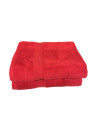 Lot de 5 Grandes Serviettes Eponge 600 g/m²  100 % coton - Marron