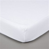 Protège Matelas Molleton Coton 200g/m² Imperméable 2x70x190 Drap Housse