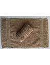 Lot de 5 Grandes Serviettes Eponge 600 g/m²  100 % coton - Marron