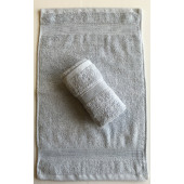 Lot de 5 Grandes Serviettes Eponge 600 g/m²  100 % coton - Marron