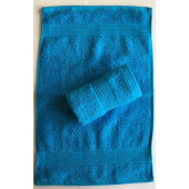 Lot de 5 Grandes Serviettes Eponge 600 g/m²  100 % coton - Marron