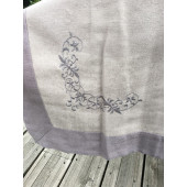 Nappe Brodée Rectangle Angele - 150x300 cm