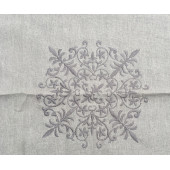 Nappe Brodée Rectangle Angele - 150x300 cm