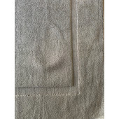 Lot de 5 Grandes Serviettes Eponge 600 g/m²  100 % coton - Marron
