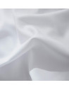 Housse de Couette 240x280 uni blanche coton + 2 taies carrées assorties