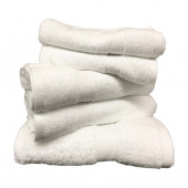 Lot de 5 Grandes Serviettes Eponge 600 g/m²  100 % coton - Marron