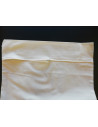 Taie d'oreiller Blanche 40x60  à Fermeture Eclair