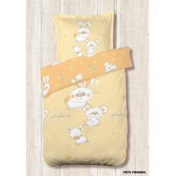 copy of Housse de couette Bébé Pets Friends Bleu 100x140